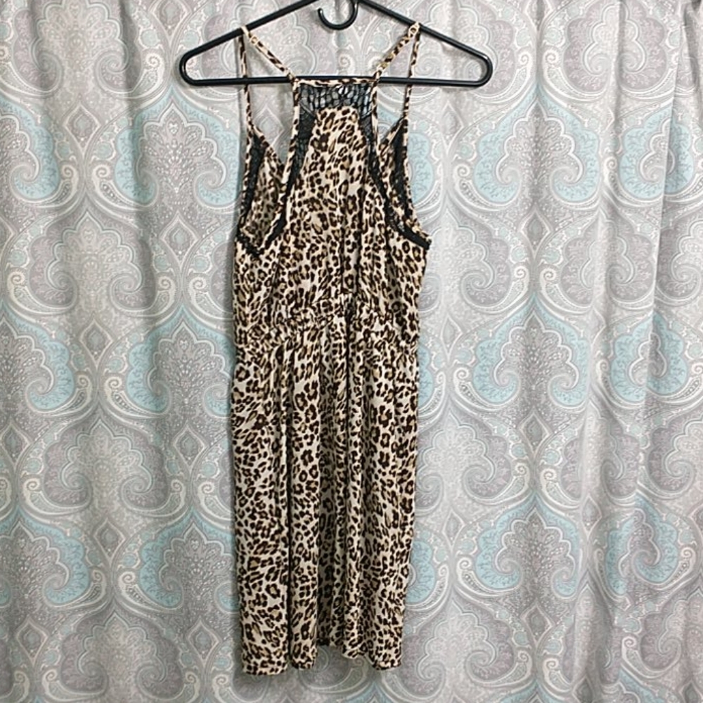 Cheetah Print Razor Back Dress - Picture 5 of 7